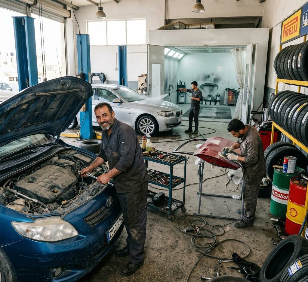 خدمات السيارات في عجلون