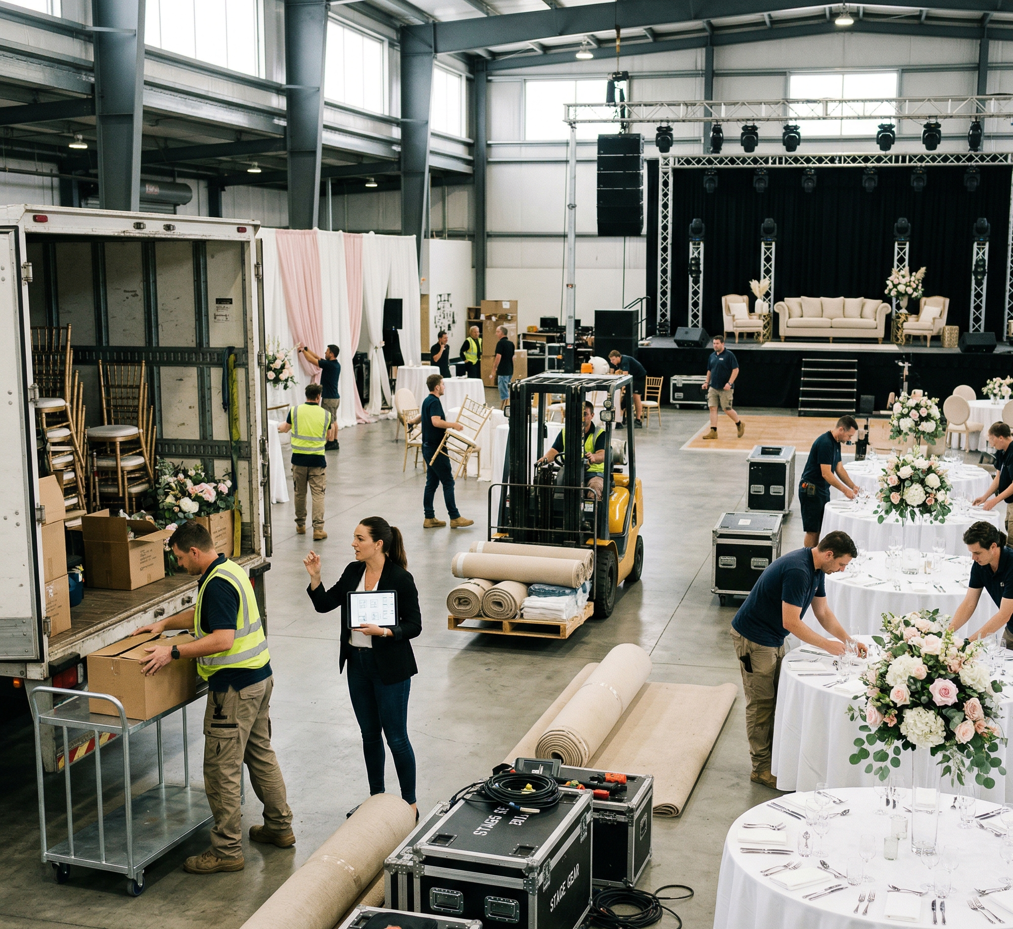 خدمات لوجستية وتنسيق مناسبات في عجلون